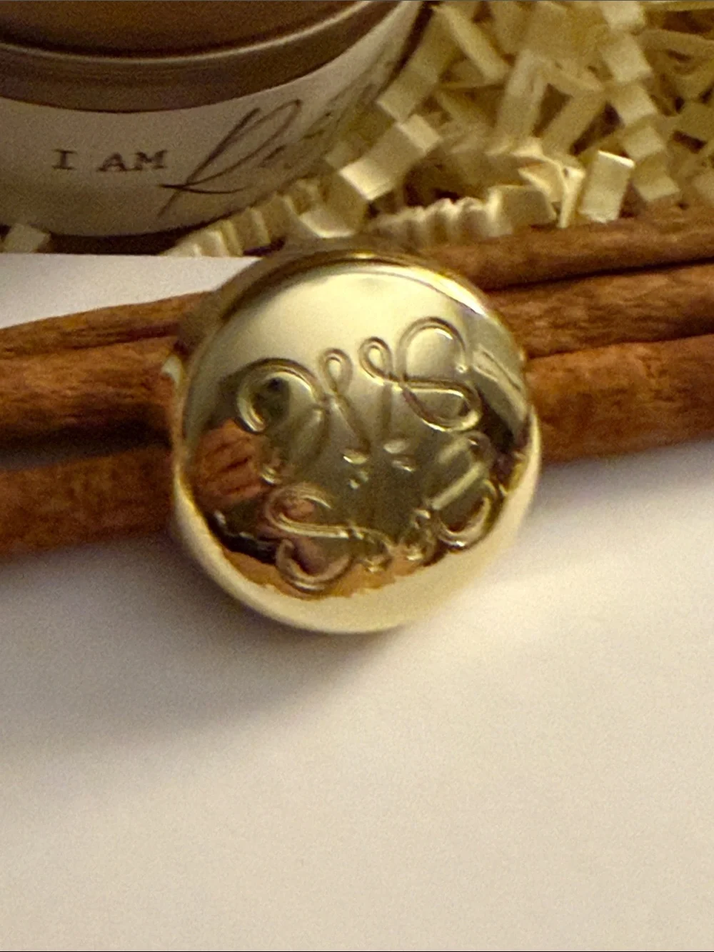 Gold Decorative Round Brooch Accent - Women Accessories